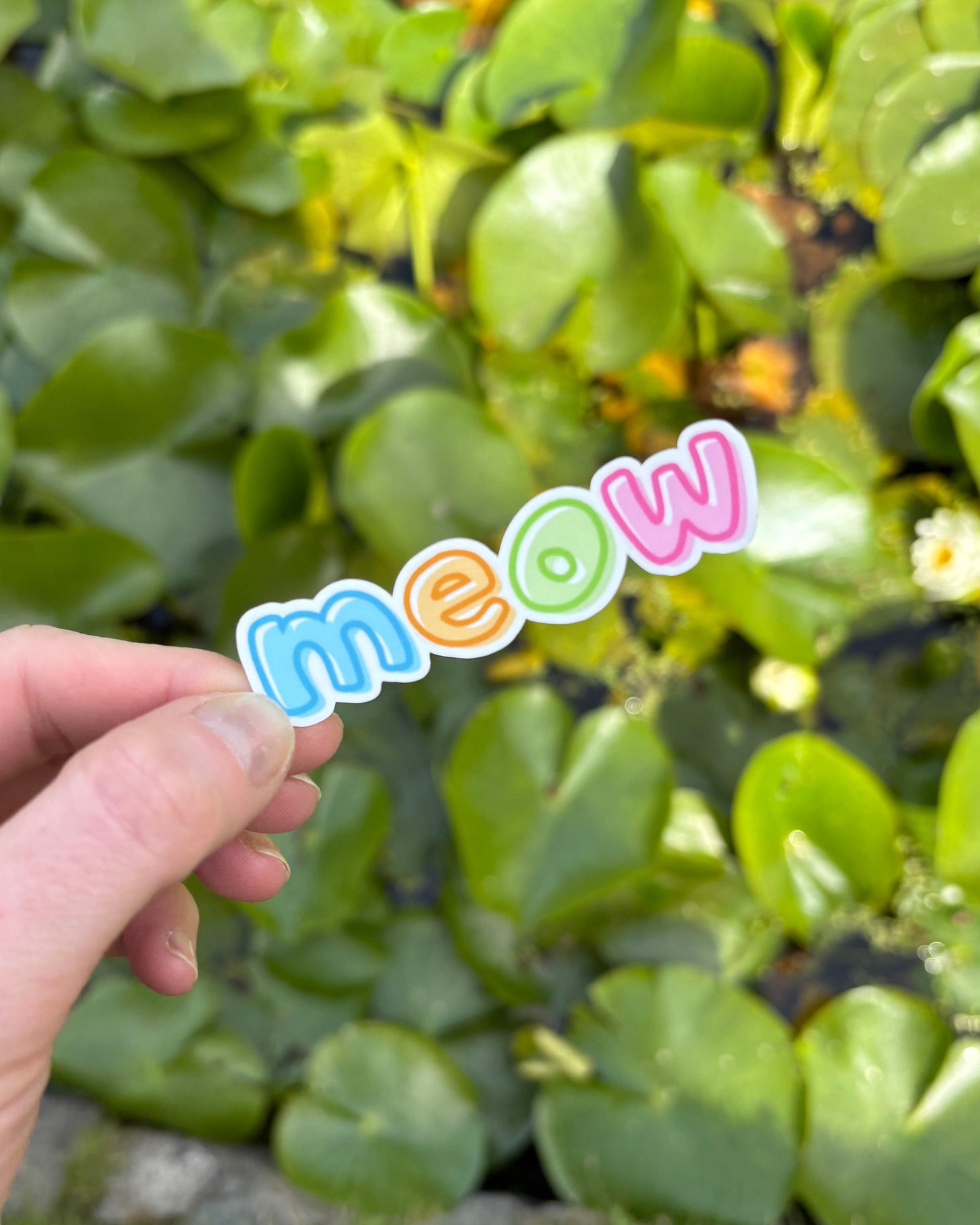 Meow Vinyl Sticker