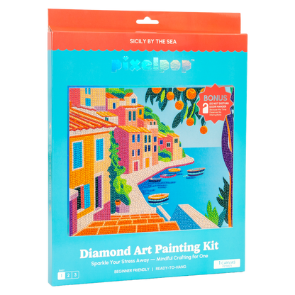 PixelPop™ Diamond Art — Reset Edition -  Sicily By The Sea