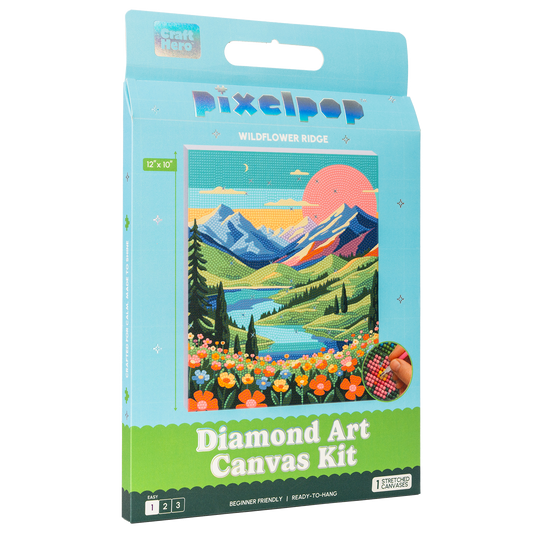 PixelPop™ Diamond Art — Reset Edition - Wildflower Ridge