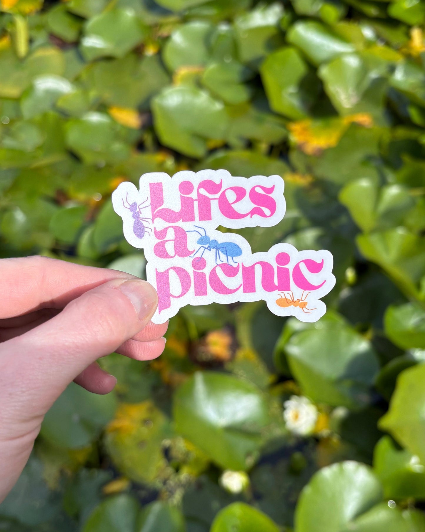 Picnic In The Park Vinyl Sticker