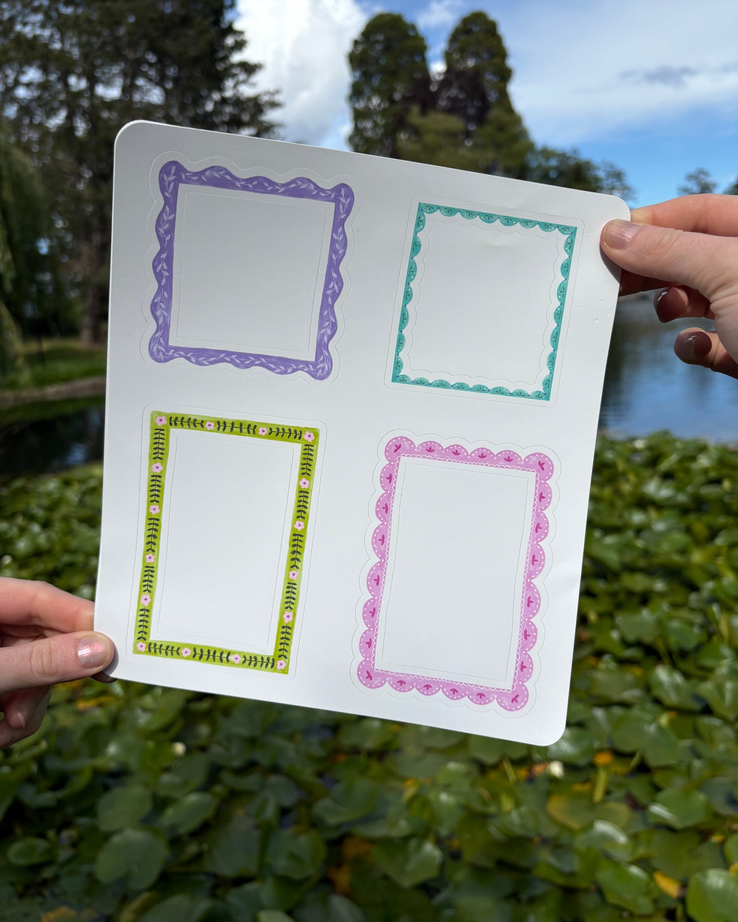 Whimsy Picture Frame Sticker Sheet