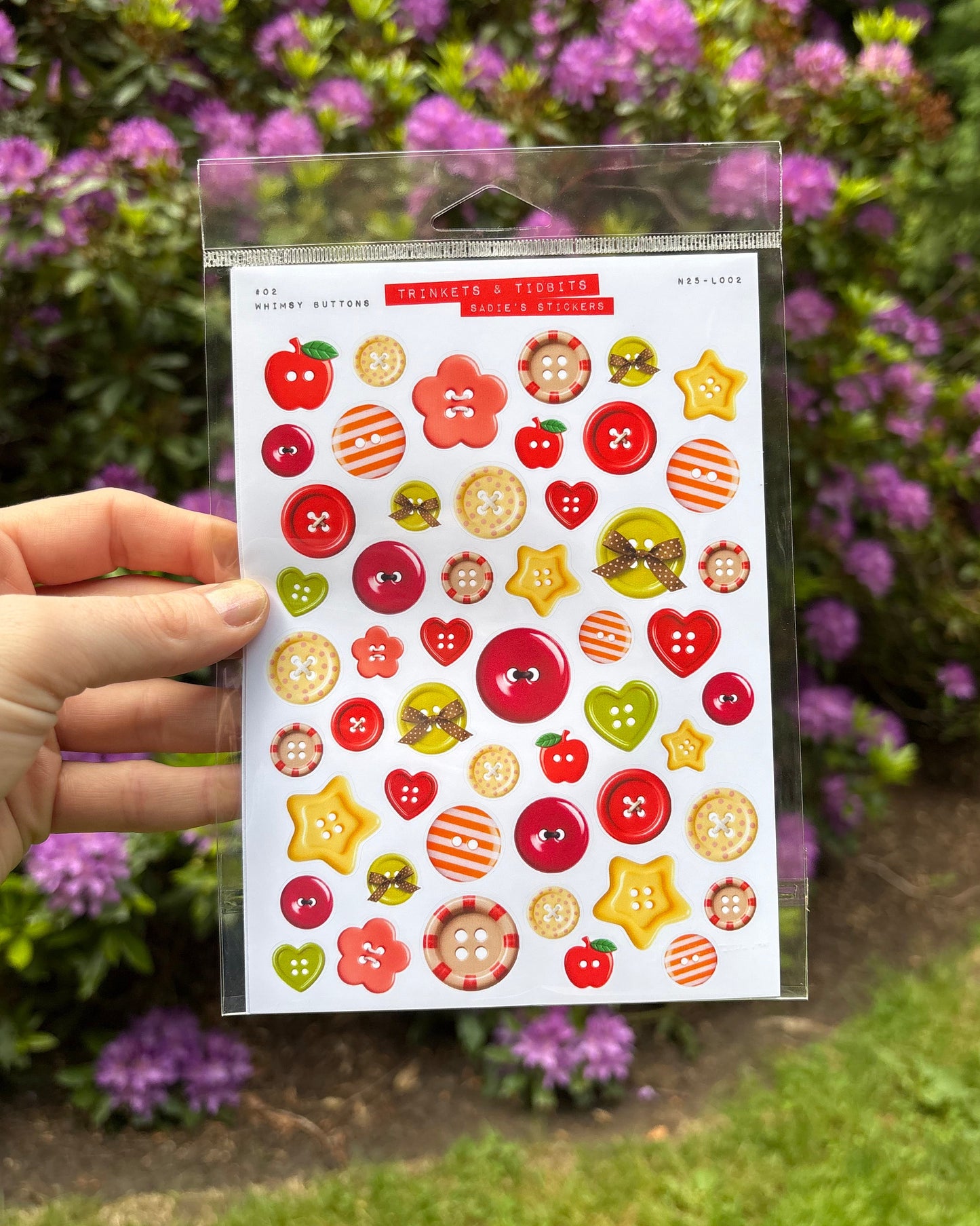 Whimsy Buttons • Sticker Sheet