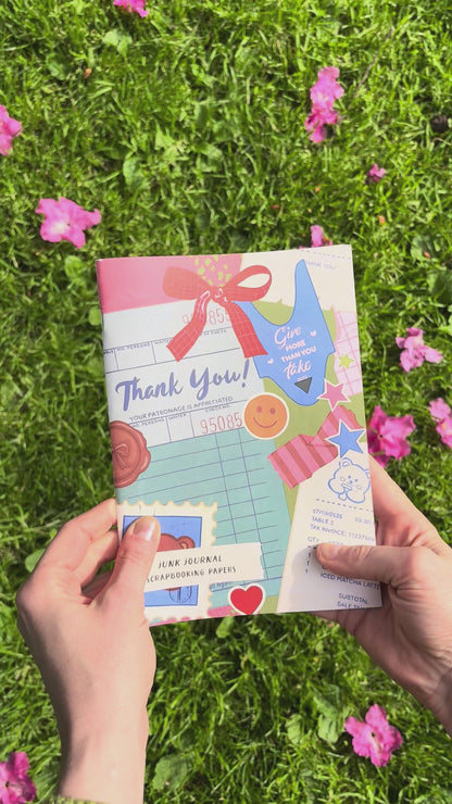 Junk Journal • Scrapbooking Paper Booklet